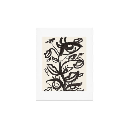 Abstract line art eyes Art Print Gallery Image 2