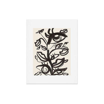 Abstract line art eyes Art Print Gallery Image 4