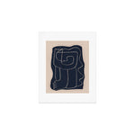 Abstract line art Figure Art Print Gallery Image 1