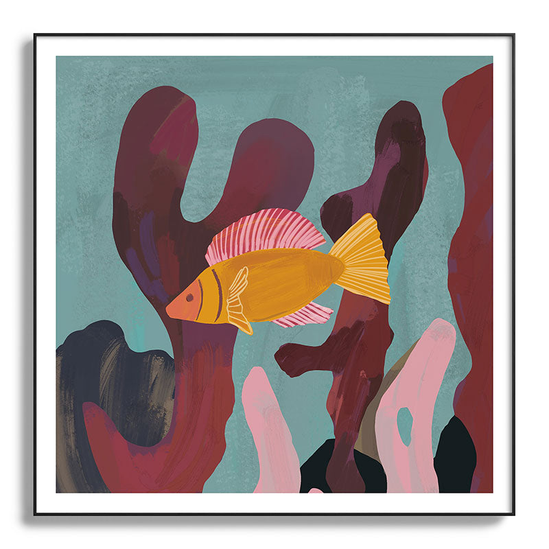 Coral and Fish Framed Art Print Gallery Image 35