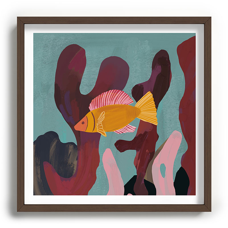 Coral and Fish Framed Art Print Gallery Image 28