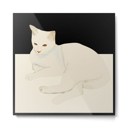 Minimal Abstract Art Cat 6 Metal Print Gallery Image 5