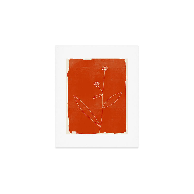 Minimal Abstract Art Plant 39 Art Print Gallery Image 1
