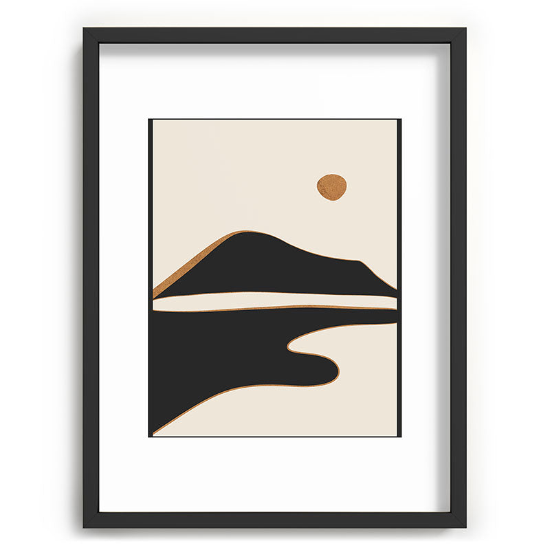 Minimalist Abstract Landscape 2 Framed Art Print Gallery Image 83