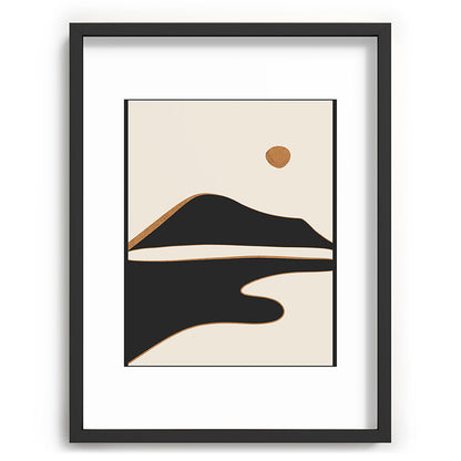 Minimalist Abstract Landscape 2 Framed Art Print Gallery Image 83