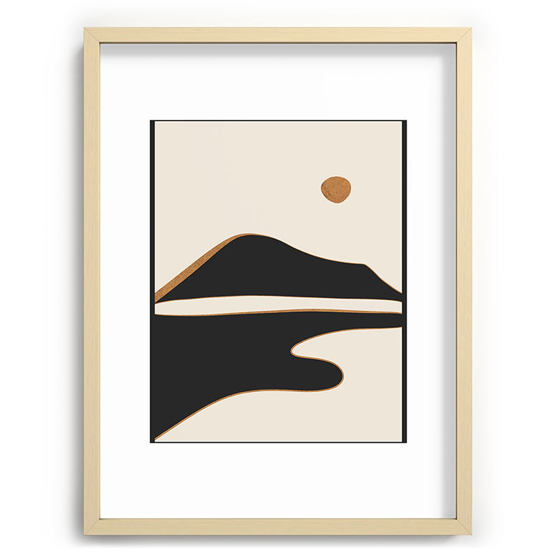 Minimalist Abstract Landscape 2 Framed Art Print Gallery Image 100