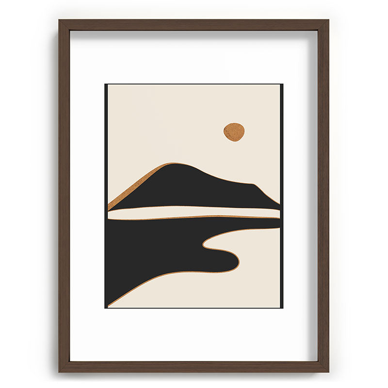 Minimalist Abstract Landscape 2 Framed Art Print Gallery Image 91