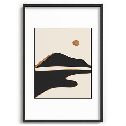 Minimalist Abstract Landscape 2 Framed Art Print Gallery Image 85