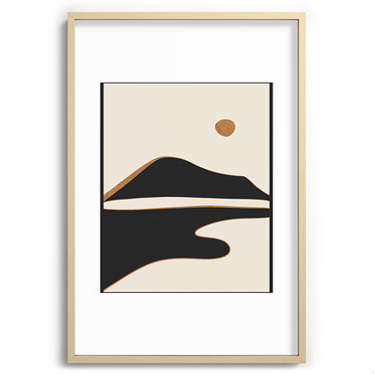 Minimalist Abstract Landscape 2 Framed Art Print Gallery Image 102