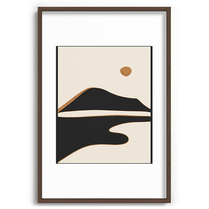 Minimalist Abstract Landscape 2 Framed Art Print Gallery Image 94