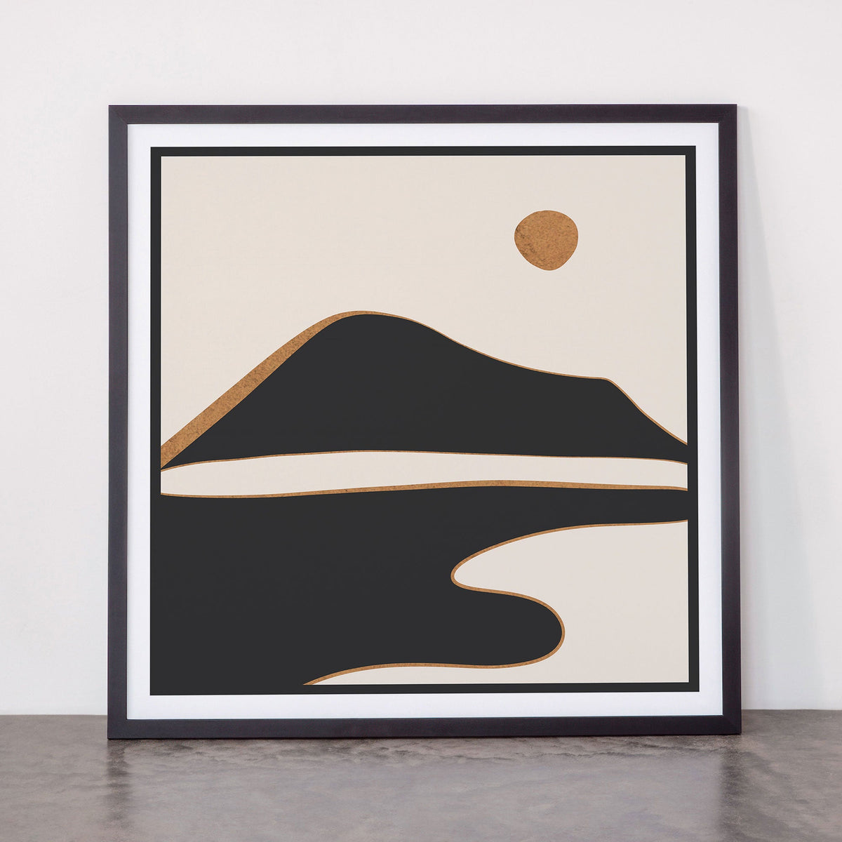 Minimalist Abstract Landscape 2 Framed Art Print Gallery Image 55
