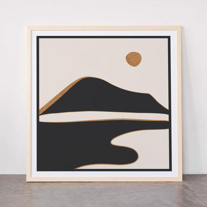 Minimalist Abstract Landscape 2 Framed Art Print Gallery Image 77