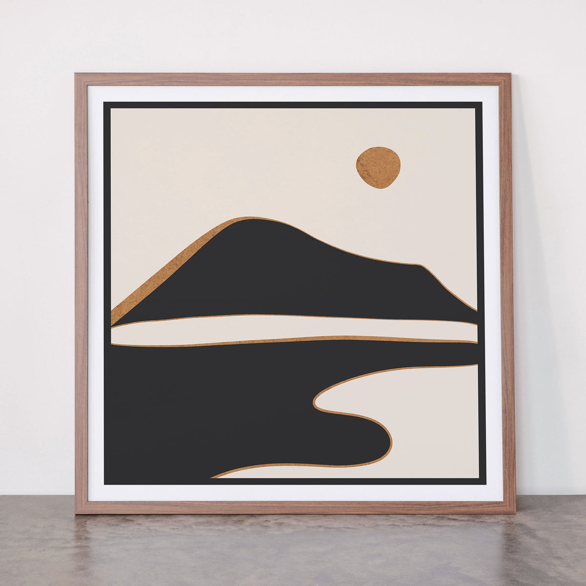 Minimalist Abstract Landscape 2 Framed Art Print Gallery Image 66