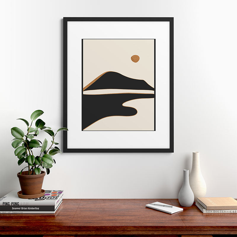 Minimalist Abstract Landscape 2 Framed Art Print Gallery Image 48
