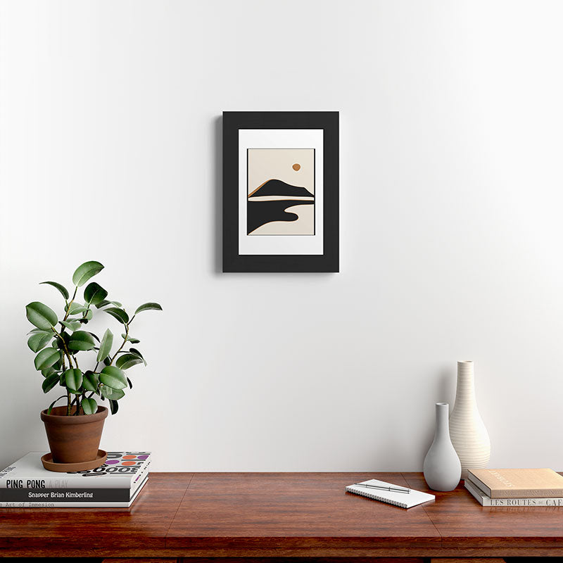 Minimalist Abstract Landscape 2 Framed Art Print Gallery Image 42