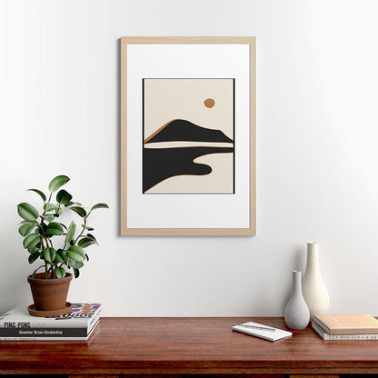 Minimalist Abstract Landscape 2 Framed Art Print Gallery Image 65