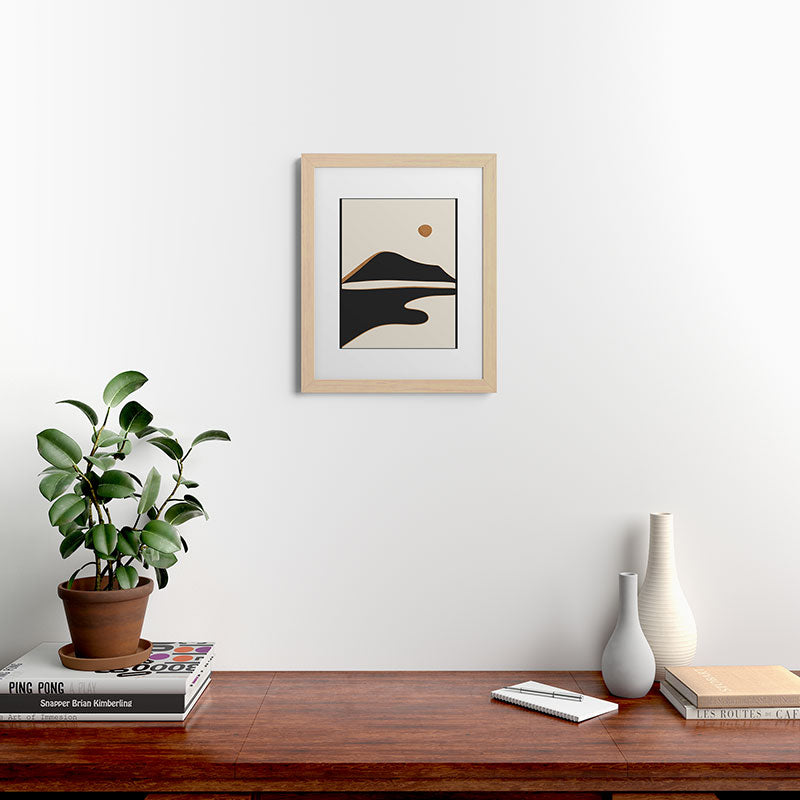 Minimalist Abstract Landscape 2 Framed Art Print Gallery Image 63