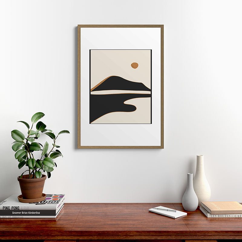 Minimalist Abstract Landscape 2 Framed Art Print Gallery Image 18