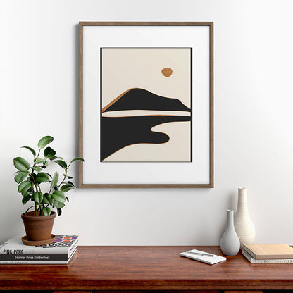 Minimalist Abstract Landscape 2 Framed Art Print Gallery Image 19