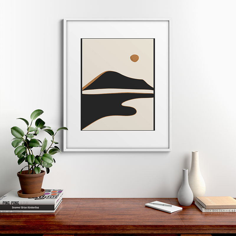 Minimalist Abstract Landscape 2 Framed Art Print Gallery Image 39
