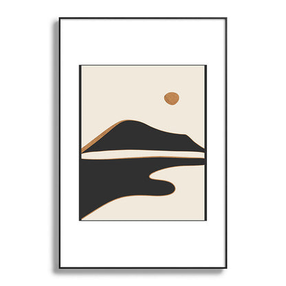 Minimalist Abstract Landscape 2 Framed Art Print Gallery Image 119