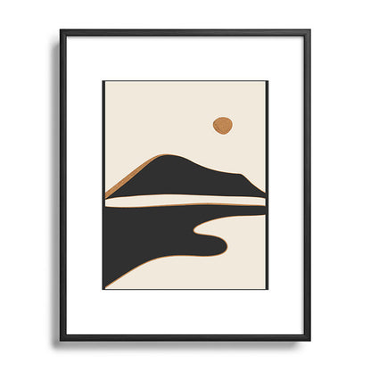 Minimalist Abstract Landscape 2 Framed Art Print Gallery Image 111