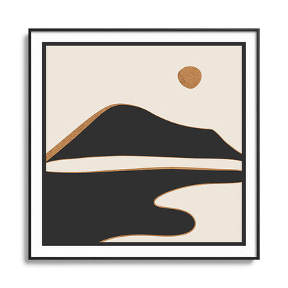 Minimalist Abstract Landscape 2 Framed Art Print Gallery Image 126