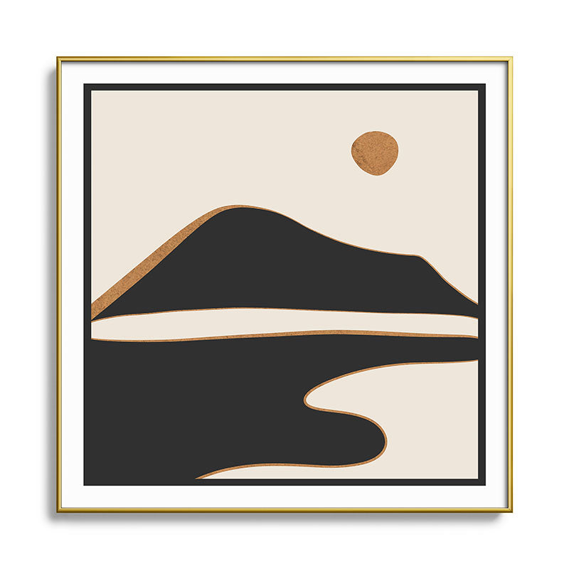 Minimalist Abstract Landscape 2 Framed Art Print Gallery Image 136