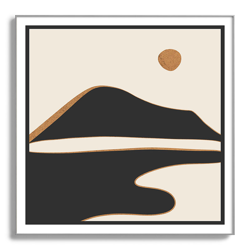 Minimalist Abstract Landscape 2 Framed Art Print Gallery Image 142