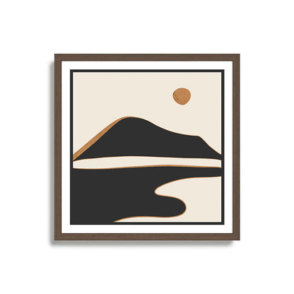 Minimalist Abstract Landscape 2 Framed Art Print Gallery Image 17