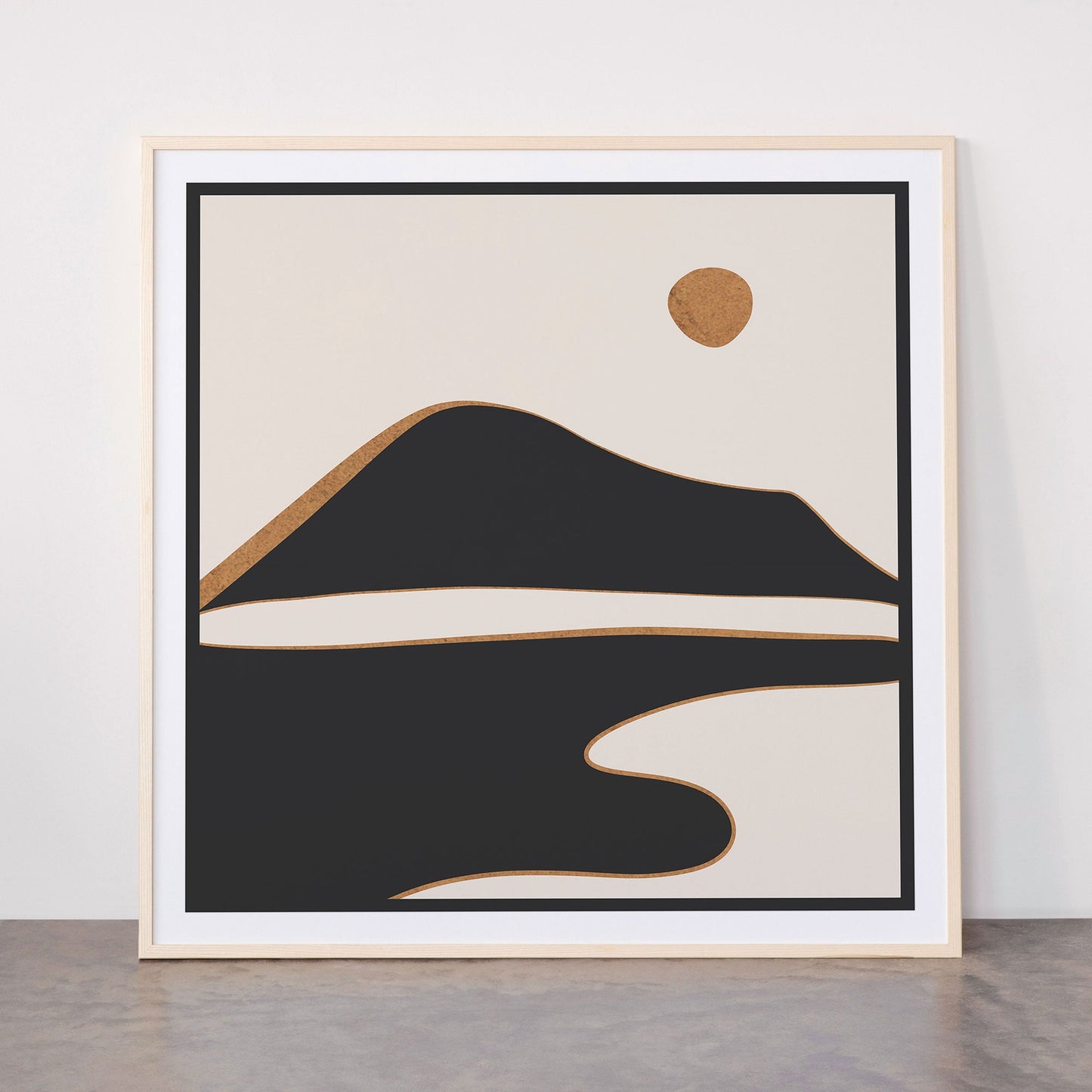 Minimalist Abstract Landscape 2 Framed Art Print Gallery Image 33