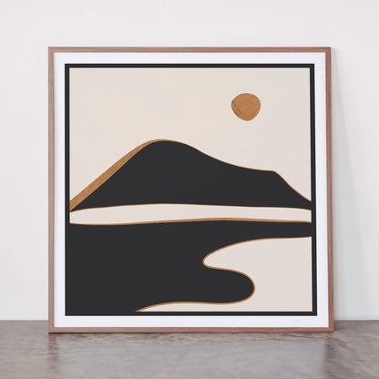 Minimalist Abstract Landscape 2 Framed Art Print Gallery Image 21