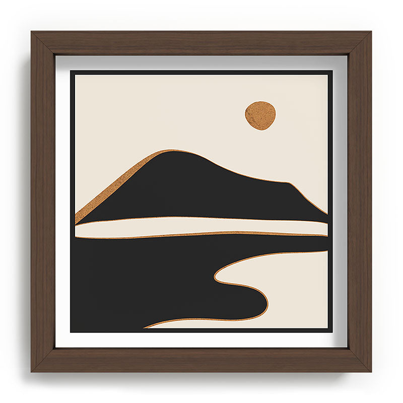 Minimalist Abstract Landscape 2 Framed Art Print Gallery Image 98