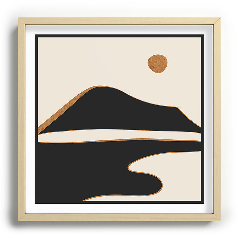 Minimalist Abstract Landscape 2 Framed Art Print Gallery Image 109