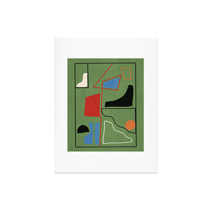 Modern Abstract Minimal Shapes 42 Art Print Gallery Image 6