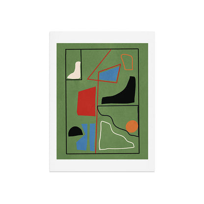 Modern Abstract Minimal Shapes 42 Art Print Gallery Image 7
