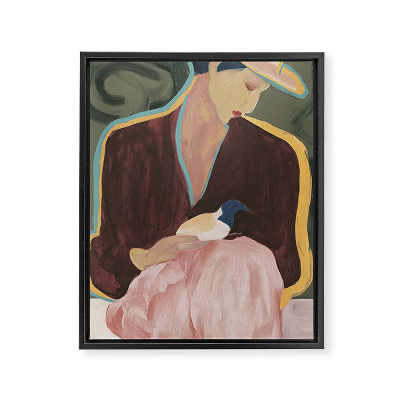 The Gentle Keeper Framed Canvas Print Gallery Image 4
