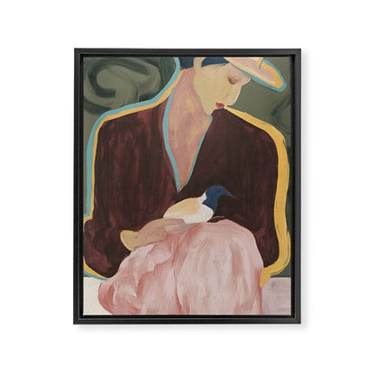 The Gentle Keeper Framed Canvas Print Gallery Image 3