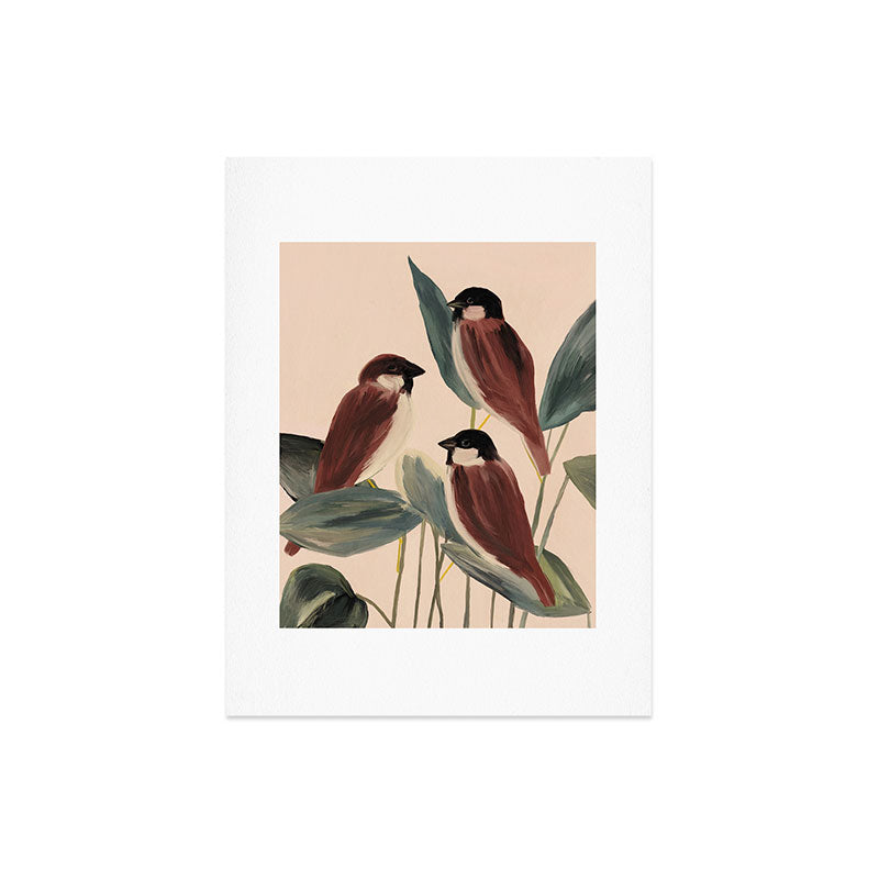 Three Sparrows Art Print Gallery Image 6
