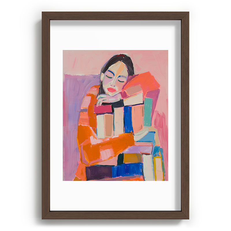 Woman Love for Books Framed Art Print Gallery Image 65