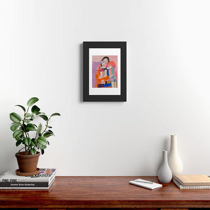 Woman Love for Books Framed Art Print Gallery Image 31