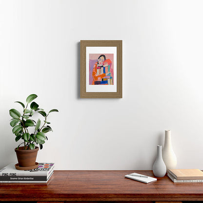 Woman Love for Books Framed Art Print Gallery Image 38