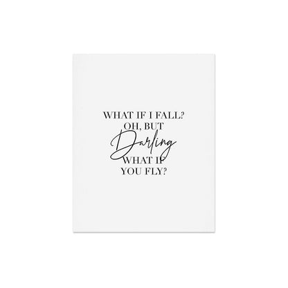 What If I Fall? Oh, but Darling, What If You Fly? Art Print Gallery Image 4