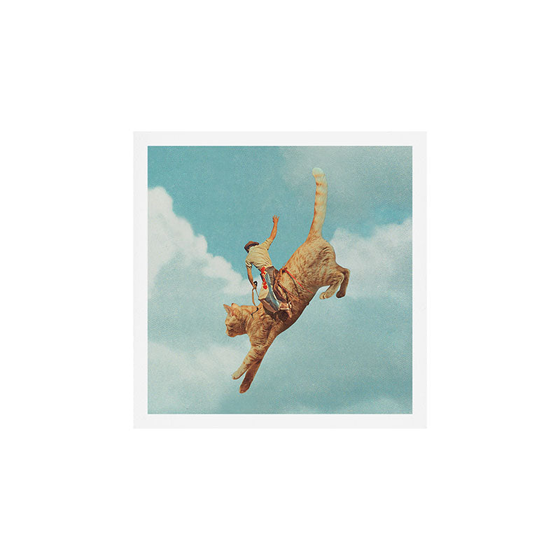 Meehaw - Rodeo Cat Bronc Art Print Gallery Image 2