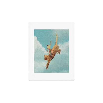 Meehaw - Rodeo Cat Bronc Art Print Gallery Image 4
