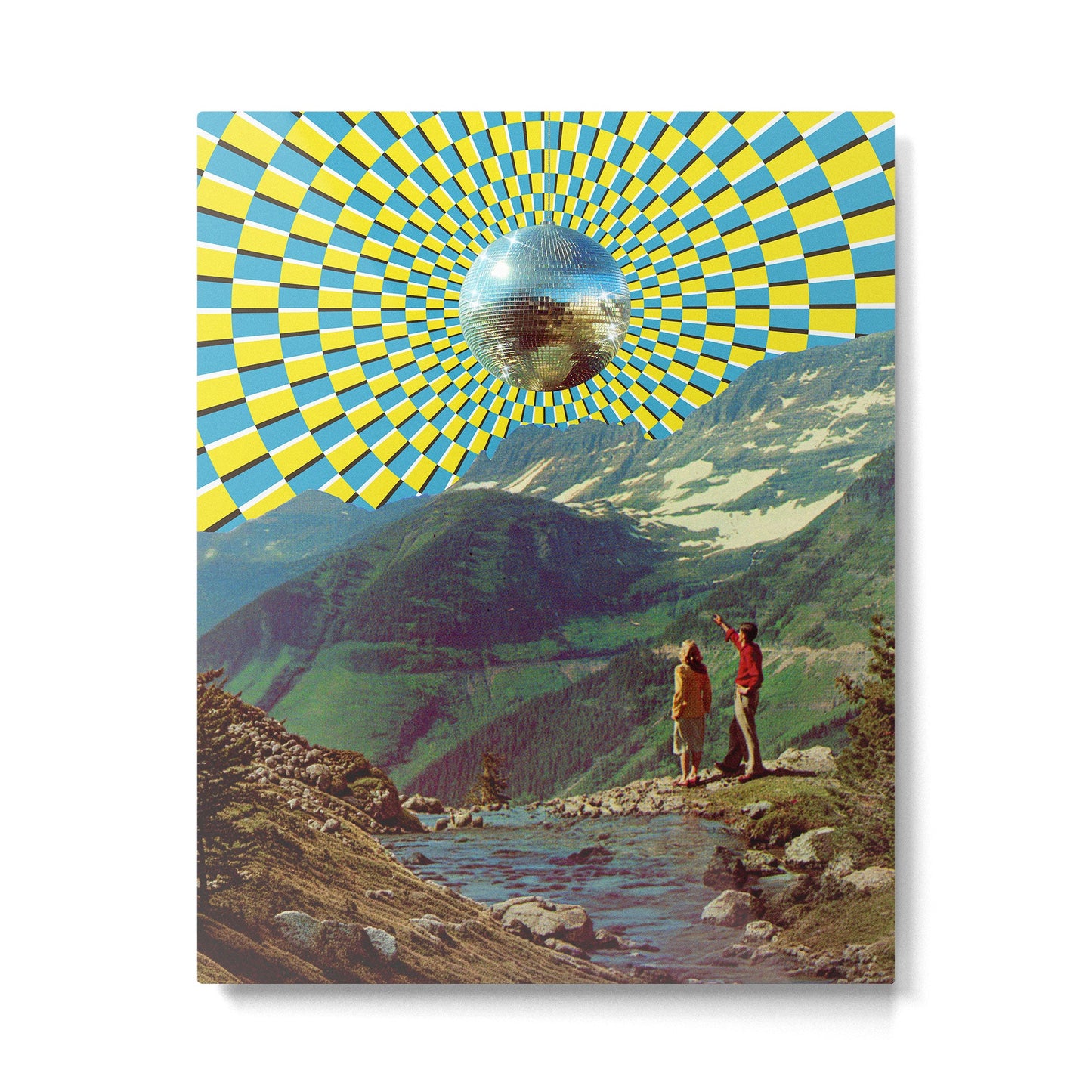 Peak Disco Boogie v2 Metal Print Gallery Image 1