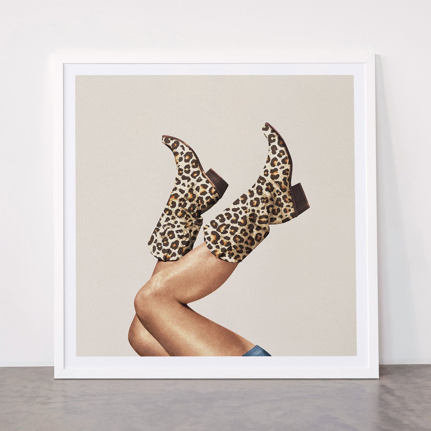 These Boots - Leopard Print Framed Art Print Gallery Image 24