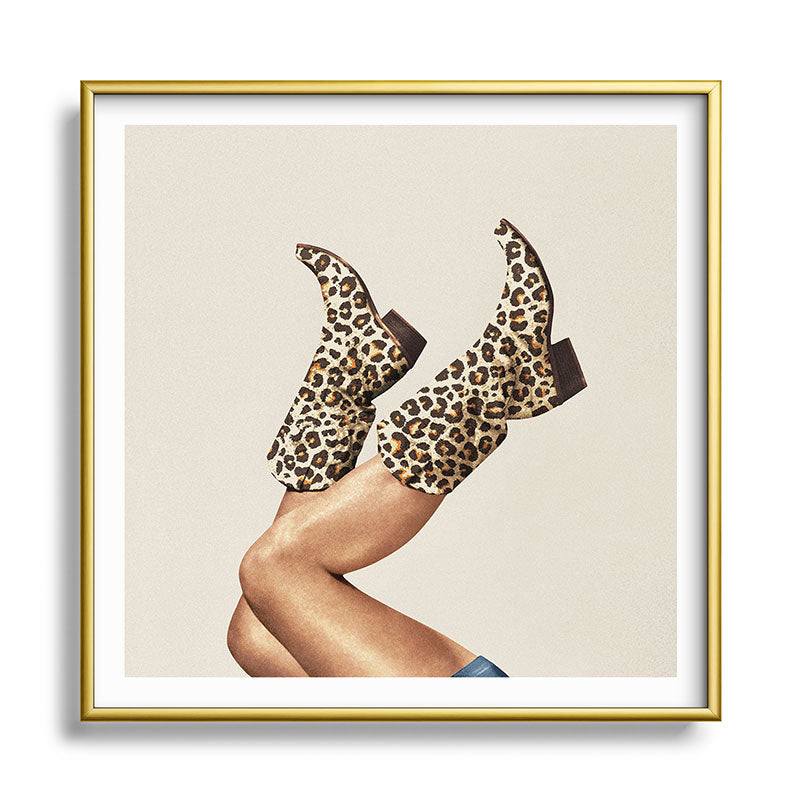 These Boots - Leopard Print Framed Art Print Gallery Image 36