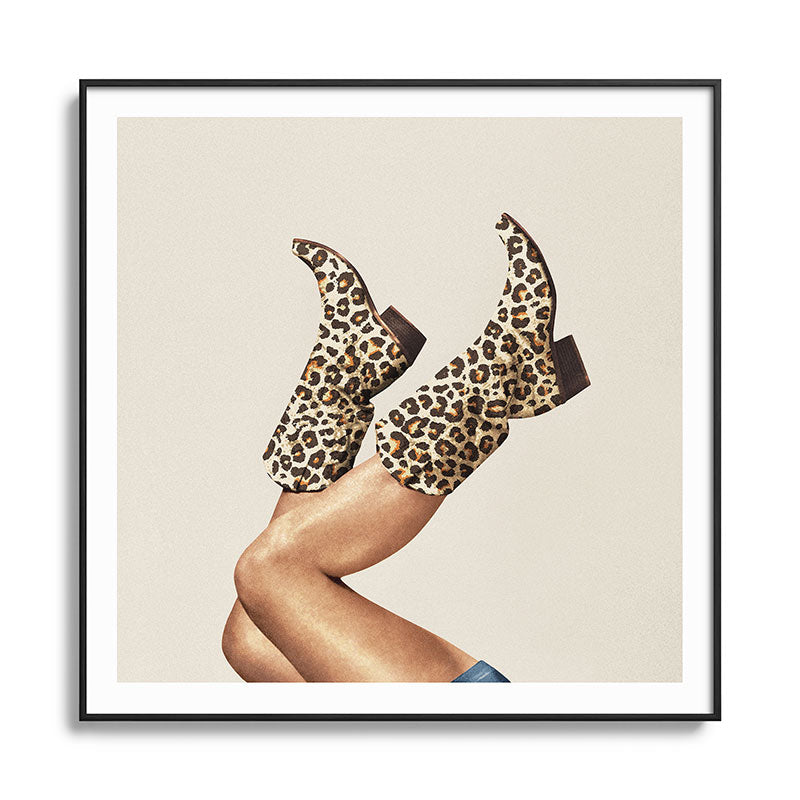 These Boots - Leopard Print Framed Art Print Gallery Image 34