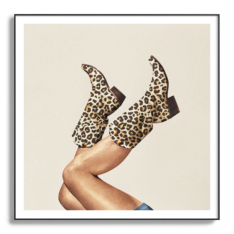 These Boots - Leopard Print Framed Art Print Gallery Image 35
